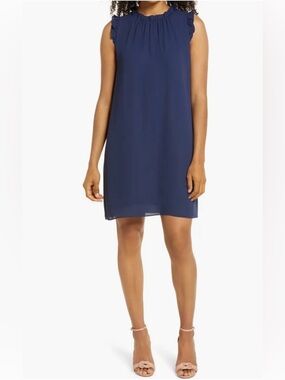 NWT Lilly Pulitzer Navy Blue Sleeveless Midi Dress